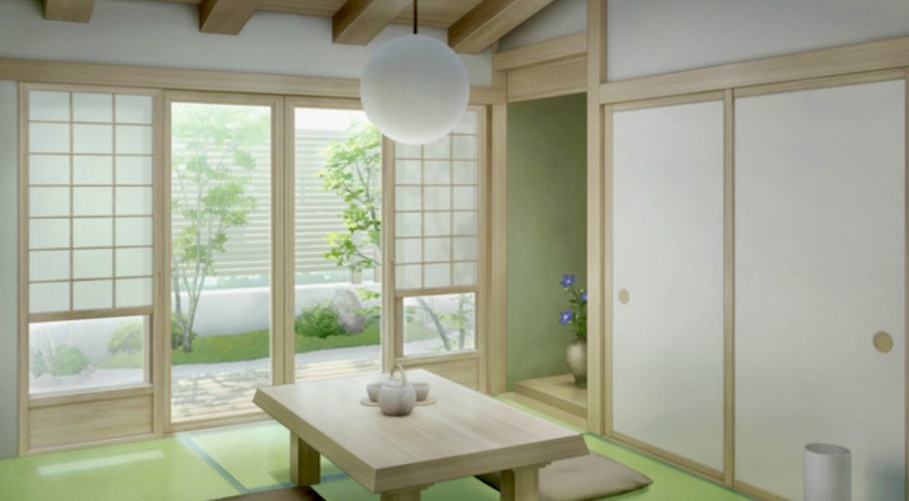 和室のイラストの画像